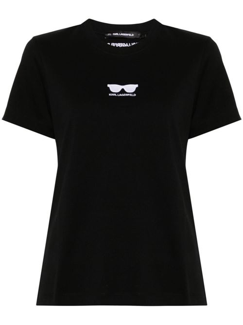 T-shirt donna maniche corte Karl Lagerfeld | 245W1717999